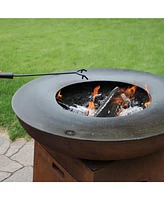16" Fire Pit Poker - Durable Heat-Resistant Handle - For Indoor or Outdoor Use