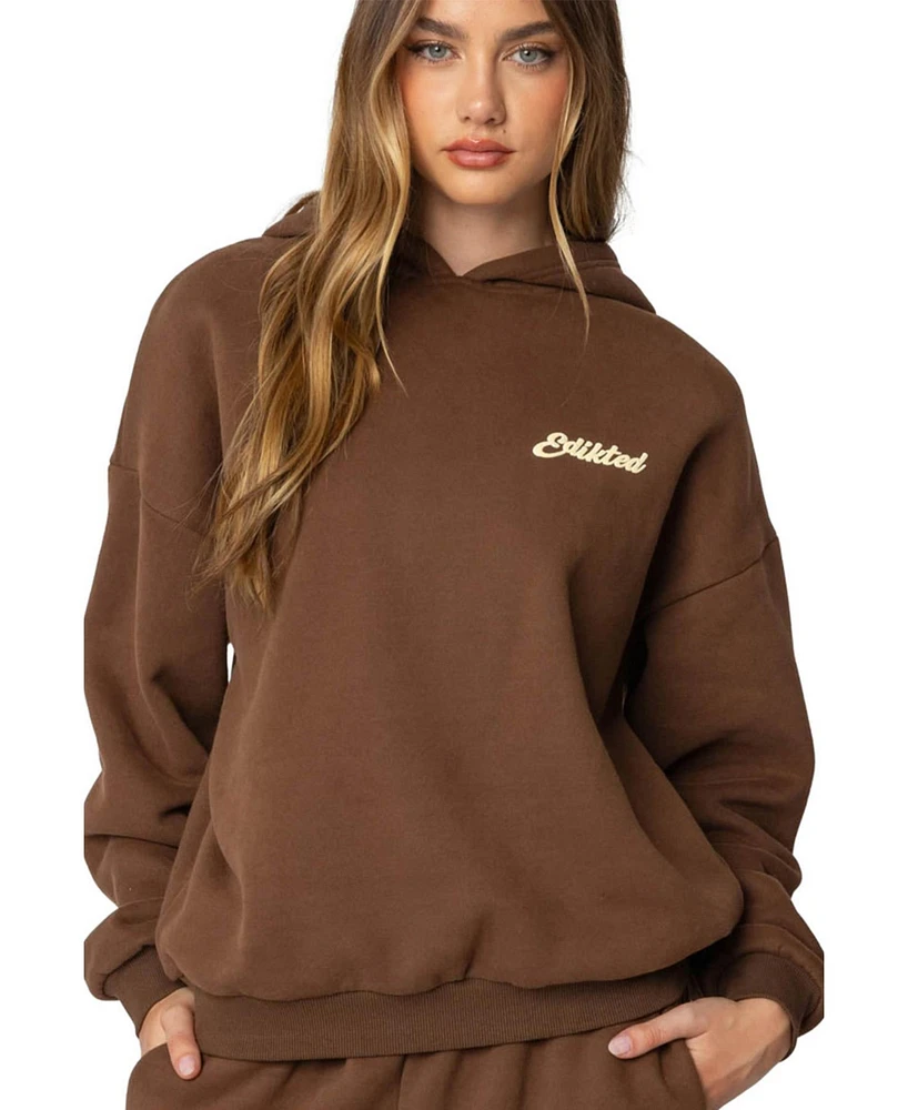 Edikted Womens So Sporty Hoodie