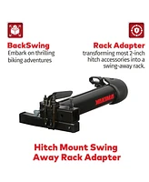 Yakima BackSwing Hitch Rack Swing Away Adapter, Compatible w/HoldUp Evo, Black