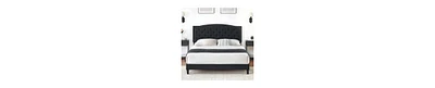 gaomon Full Bed Frame with Adjustable Headboard,Full Size Bed Frame with Wooden Slats Support, No Box Spring Needed