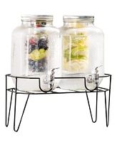 Style Setter Clifford Dispensers with Infuser Stand, Set of 2