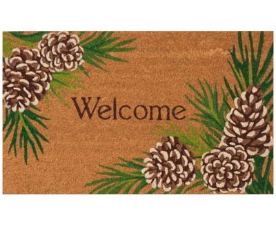 Liora Manne Natura Pinecone Border Rug Collection
