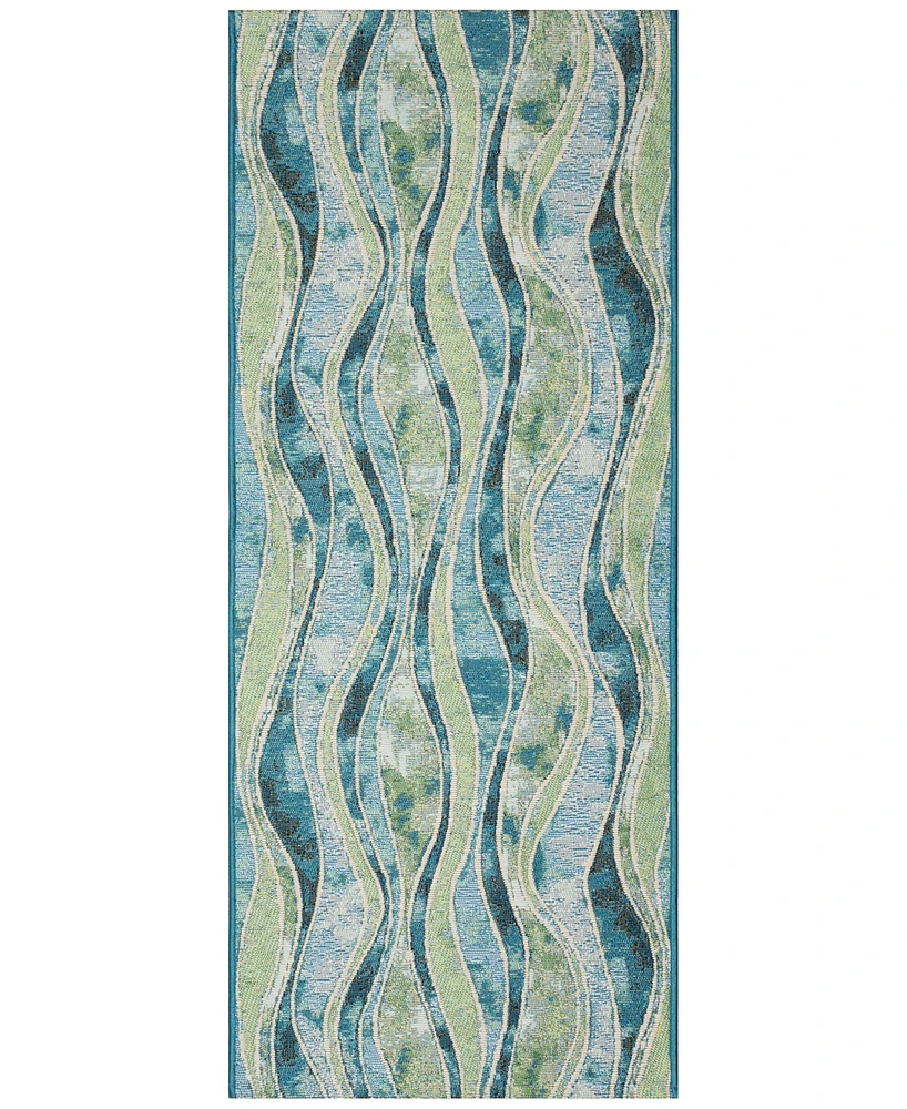 Liora Manne' Esencia Wave 1'11"x4'11" Runner Area Rug