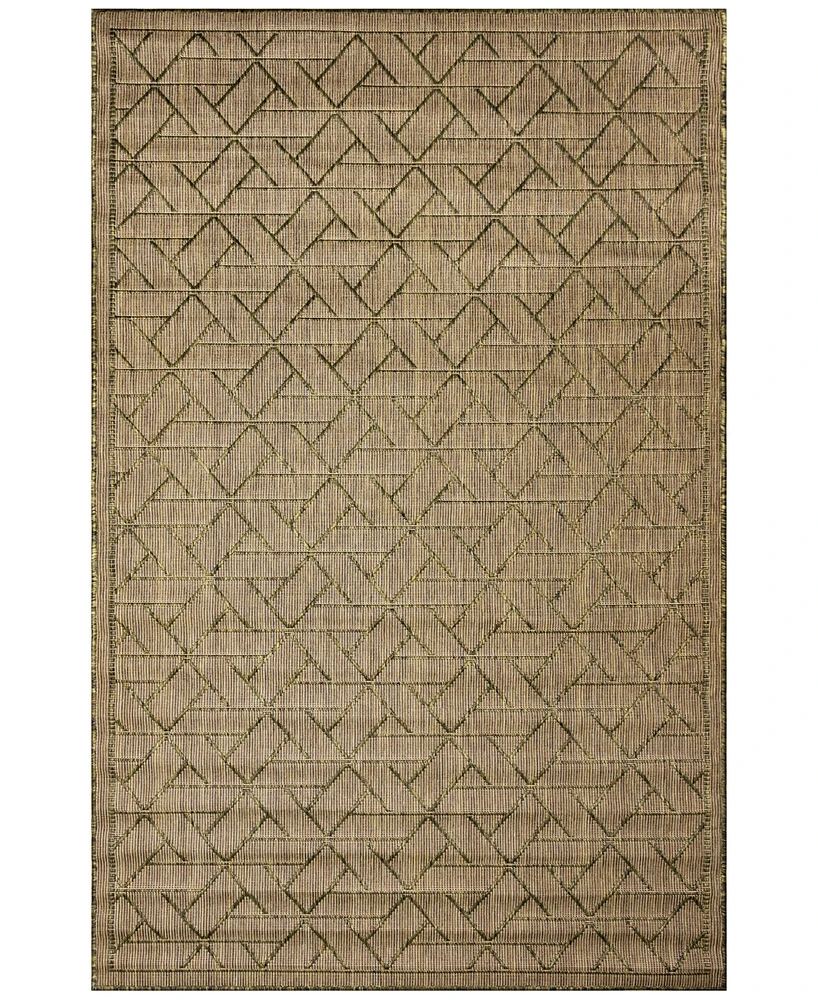 Liora Manne' Carmel Pyramid 7'10"x9'10" Area Rug