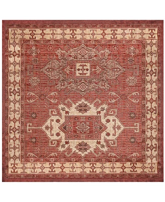 Liora Manne' Carmel Kilim 7'10"x7'10" Square Area Rug