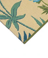 Liora Manne' Esencia Floral Dragonfly 2'x2'10" Area Rug