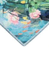 Liora Manne' Impressions Peace Pond 1'11"x4'11" Runner Area Rug