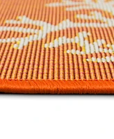 Liora Manne' Esencia Coral Edge 1'11"x4'11" Runner Area Rug
