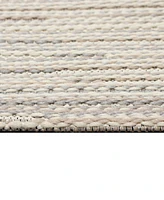 Liora Manne' Miranda Tweed Stripe 9'10"x12'1" Area Rug