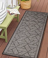 Liora Manne' Carmel Pyramid 1'11"x4'11" Runner Area Rug