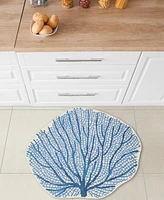 Liora Manne' Esencia Coral Fan 3'3"x3'3" Novelty Area Rug