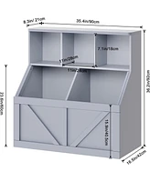 gaomon Stable and Safe Kids Toy Storage Organizer