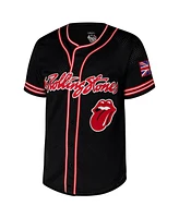 Lids Men's Black Rolling Stones Baseball Fashion Jersey