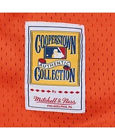 Mitchell & Ness Men's Kirk Gibson Orange Detroit Tigers Cooperstown Collection Mesh Batting Practice Button-Up Jersey