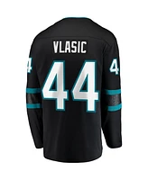 Fanatics Men's Marc-Edouard Vlasic Black San Jose Sharks Premier Breakaway Player Jersey