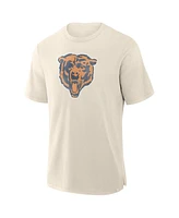 Fanatics Men's Cream Chicago Bears Slub T-Shirt