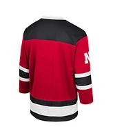 Colosseum Men's Scarlet Nebraska Huskers Athletic Machine Fashion Hockey Jersey