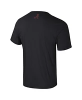 Colosseum Men's Black Alabama Crimson Tide Color Pop Active Blend T-Shirt