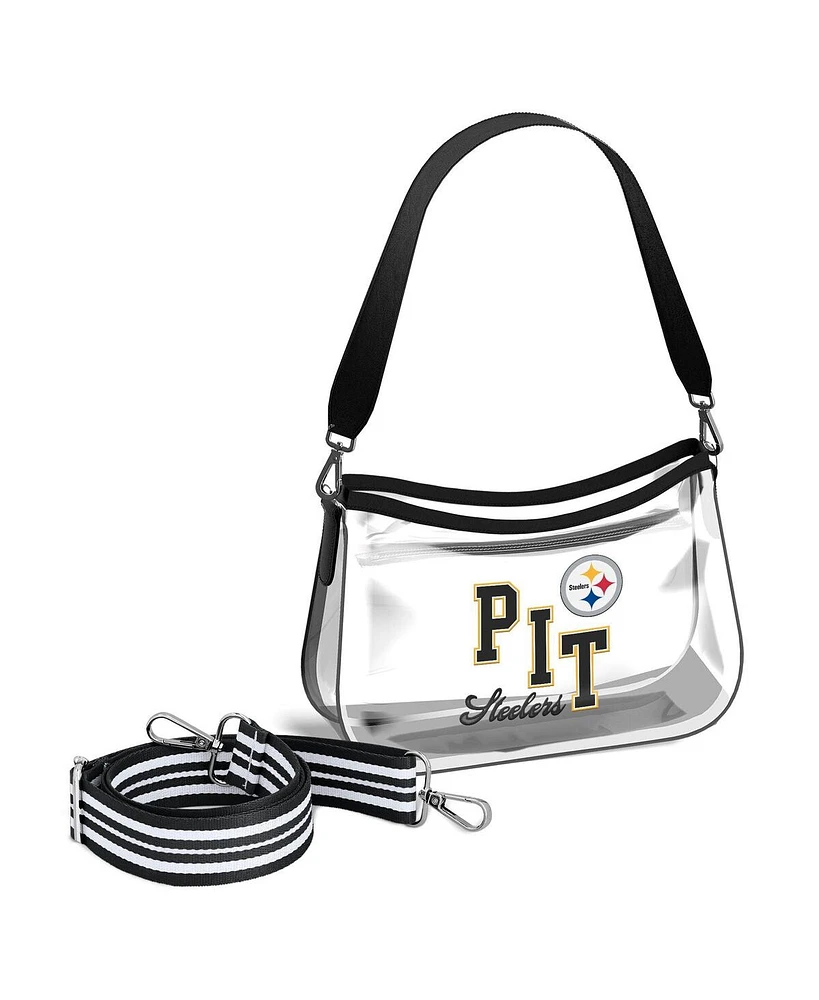 Wear by Erin Andrews Pittsburgh Steelers Clear Stadium Mini Purse