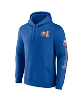 Fanatics Men's Royal New York Islanders Revolution Pullover Hoodie