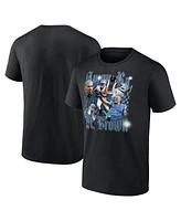 Fanatics Men's Amon-Ra St. Brown Black Detroit Lions Notorious Player Graphic T-Shirt