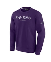 Fanatics Men's and Women's Purple Baltimore Ravens Elements Unlimited Fleece Pullover Sweatshirt