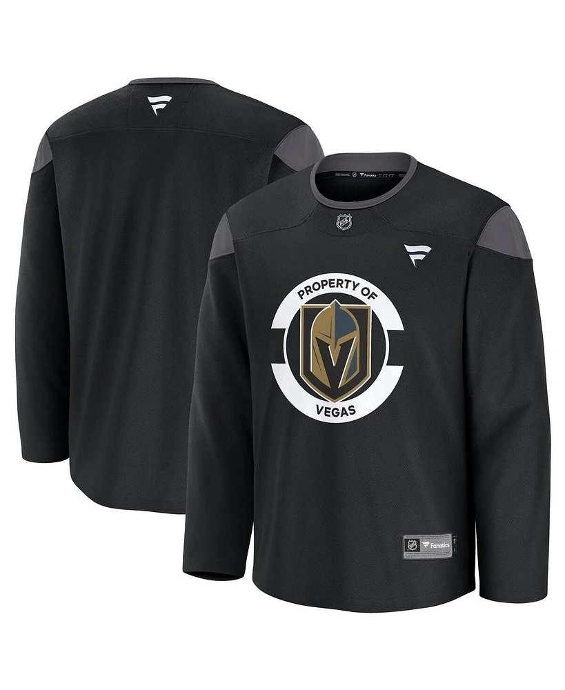 Fanatics Men's Black Vegas Golden Knights Practice Jersey