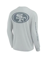 Fanatics Men's and Women's Gray San Francisco 49ers Elements Strive Long Sleeve T-Shirt