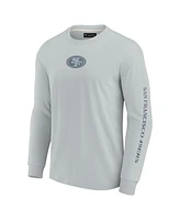 Fanatics Men's and Women's Gray San Francisco 49ers Elements Strive Long Sleeve T-Shirt