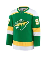 Fanatics Men's Kirill Kaprizov Green Minnesota Wild Alternate Premium Jersey