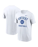 Nike Men's White Kentucky Wildcats Basketball Icon T-Shirt