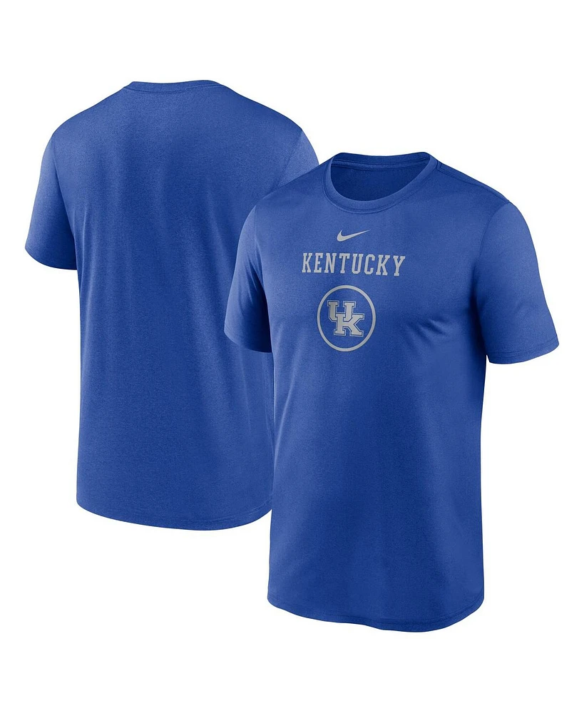 Nike Men's Royal Kentucky Wildcats On-Court Basketball Legend Practice Performance T-Shirt