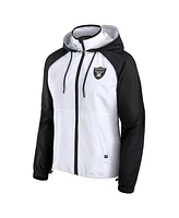 Fanatics Women's White Las Vegas Raiders Full-Zip Anorak Hoodie Jacket