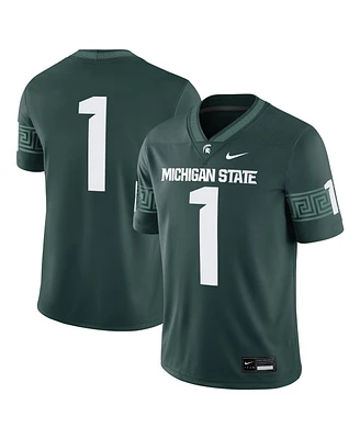 Nike Men's 1 Green Michigan State Spartans Game Jersey