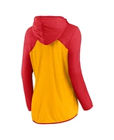 Fanatics Women's Gold/Red Kansas City Chiefs Script Full-Zip Hoodie