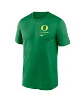 Nike Men's Green Oregon Ducks Primary Logo Legend Performance T-Shirt