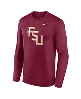 Nike Men's Garnet Florida State Seminoles Primetime Alternate Logo Legend Long Sleeve T-Shirt