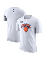 Nike Men's White New York Knicks 2024/25 City Edition Essential Logo T-Shirt