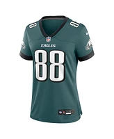 Nike Women's Dallas Goedert Midnight Green Philadelphia Eagles Team Game Jersey