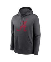 Nike Men's Anthracite Alabama Crimson Tide Primetime Club Fleece Pullover Hoodie