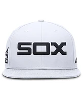 Nike Men's White Chicago Sox Cooperstown True Performance Fitted Hat