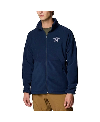 Columbia Men's Navy Dallas Cowboys Flanker Iv Fleece Full-Zip Jacket