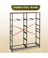 Wlive Tall Dresser for Bedroom with 12 Drawers Dressers & Chests of Fabric Closet Storage Draw