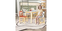 Slickblue 5-Piece Kiddy Table and Chair Set for Fun and Functional Children's Playroom