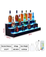 gaomon Led Wine Display Rack Acrylic Wine Rack