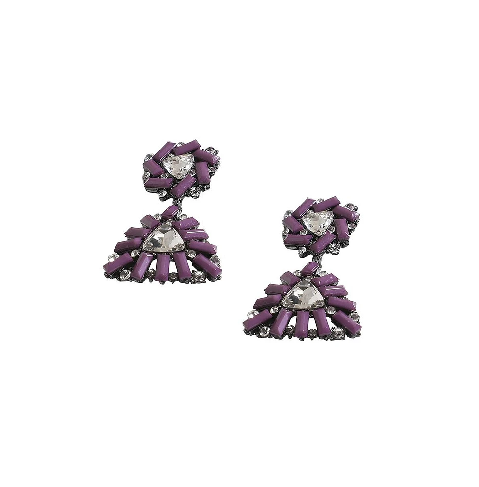 Sohi Geometric Drop Earrings