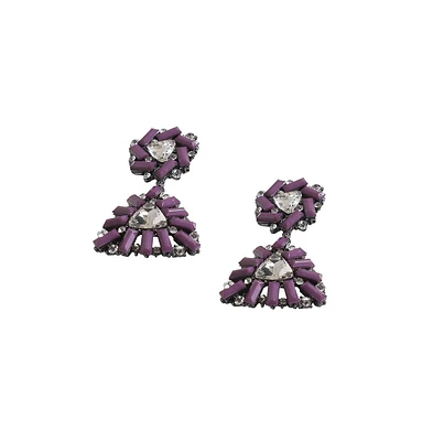 Sohi Geometric Drop Earrings