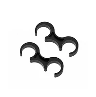 Emma+Oliver Mata Set Of 2 Wide Plastic Ganging Clips For Extra Chairs