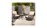 Slickblue 3 Pieces Patio Furniture Set for Comfortable Outdoor Seating and Relaxation