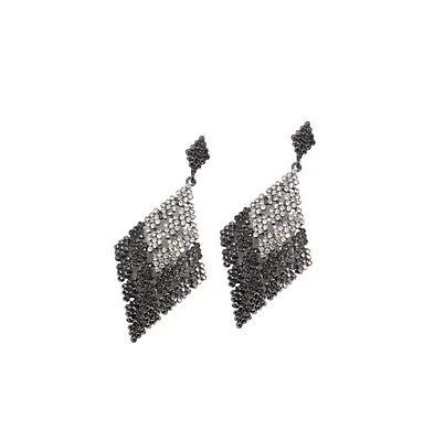 Ombre Rhombus Drop Earrings